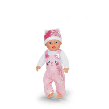 Conjunto de roupa para bonecas ZAPF BABY born Strampler com Mütze para bonecas de 43 cm, multicolor, dobrável, a partir de 3 anos