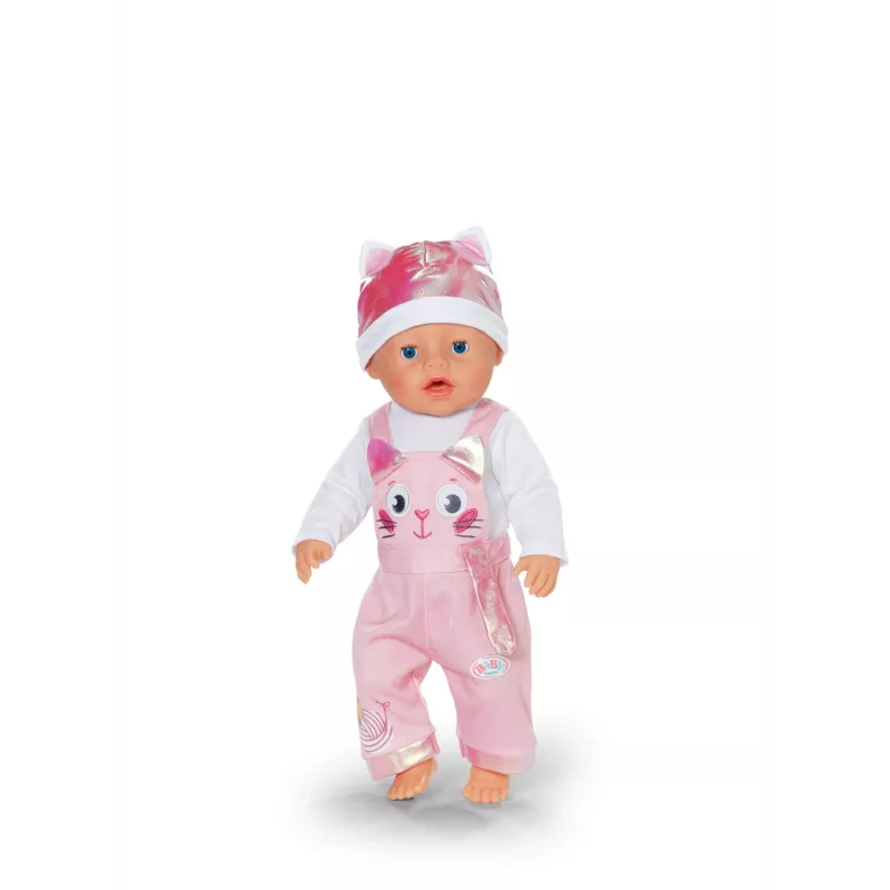 Conjunto de roupa para bonecas ZAPF BABY born Strampler com Mütze para bonecas de 43 cm, multicolor, dobrável, a partir de 3 anos