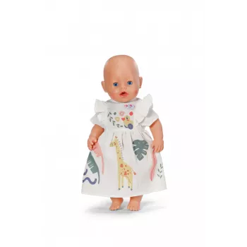 Vestido para bonecas ZAPF BABY born Giraffe para bonecas de 43 cm, multicolor, dobrável, a partir de 3 anos