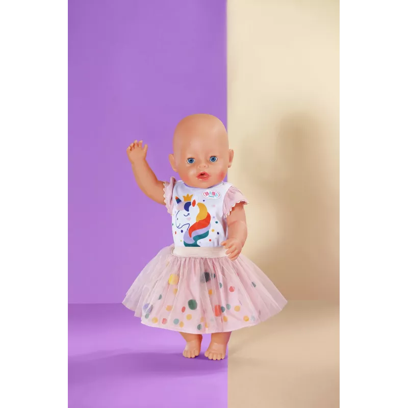 BABY born Tutu-Kleid Einhorn vestido para bonecas 43cm