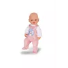 Fato de corpo inteiro para bonecas ZAPF BABY born Romper Apricot para bonecas de 36 cm, tecido, multicolor, dobrável, idade 1+