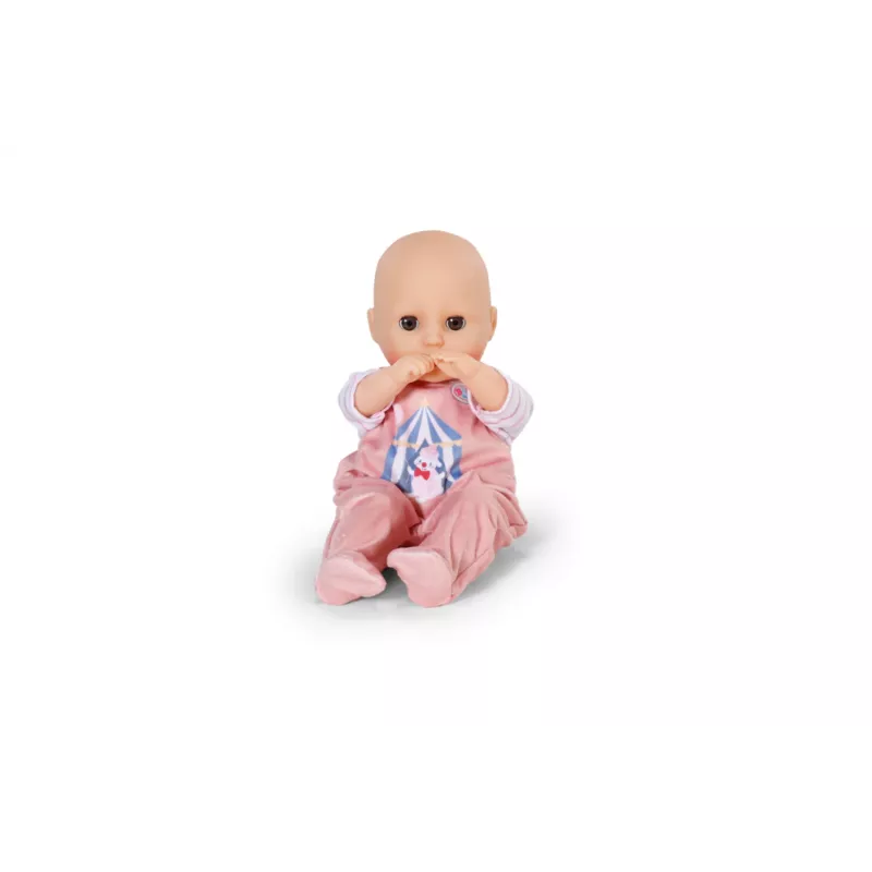 Fato de corpo inteiro para bonecas ZAPF BABY born Romper Apricot para bonecas de 36 cm, tecido, multicolor, dobrável, idade 1+