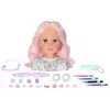 Cabeça de styling BABY born Artist, cabeça de boneca para maquilhagem/styling, feminino, 3 ano(s), multicolor