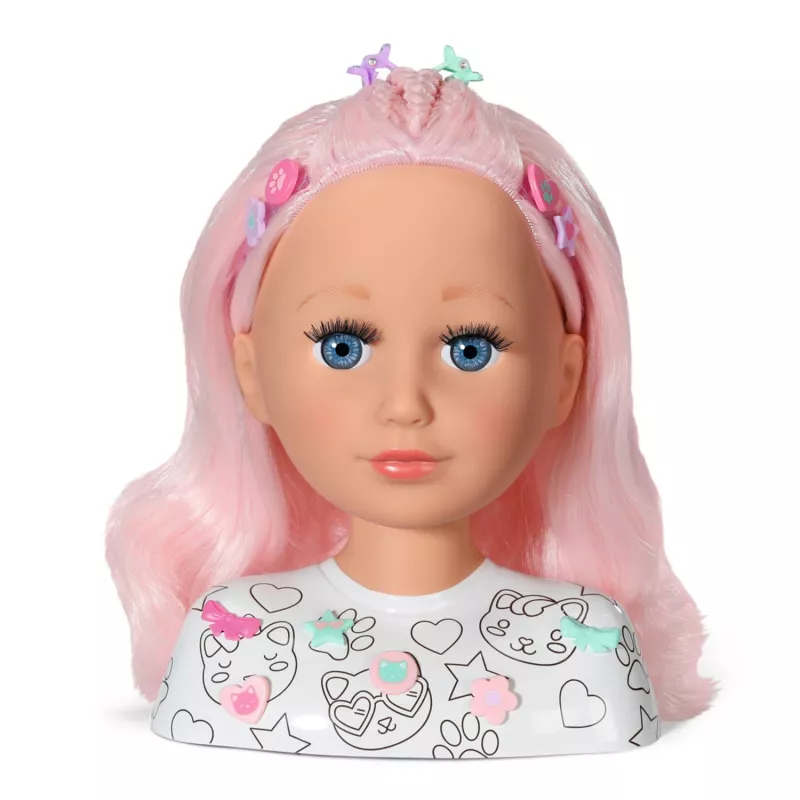Cabeça de styling BABY born Artist, cabeça de boneca para maquilhagem/styling, feminino, 3 ano(s), multicolor