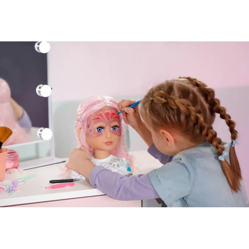 Cabeça de styling BABY born Artist, cabeça de boneca para maquilhagem/styling, feminino, 3 ano(s), multicolor