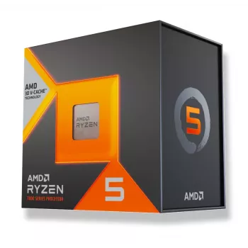 CPU desktop AMD Ryzen 5 7500X3D 6 núcleos socket AM5 4,0 GHz base, 4,5 GHz boost, 96 MB L3, DDR5, 128 GB máx