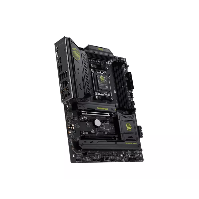 Placa-mãe MSI MAG B850 TOMAHAWK WIFI, AMD B850, Socket AM5, ATX, DDR5, 4× DIMM, até 256 GB, 5 GbE, Wi‑Fi 7