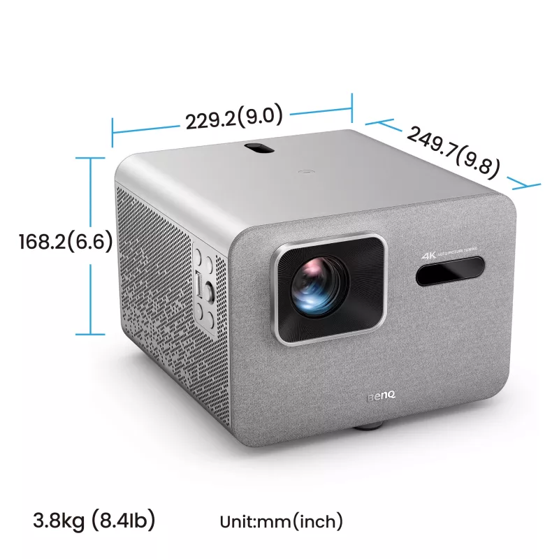 Projetor de curta distância BenQ TK705STi — DLP UHD 4K (3840×2160), 3000 ANSI-Lúmen, fonte de luz LED, 16:9, Offset 100 %