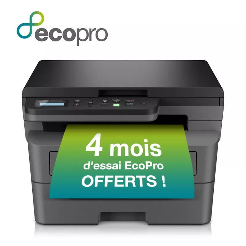 Brother DCP-L2627DWE EcoPro Ready impressora laser mono 3-em-1, Laser, impressão mono, 1200 x 1200 DPI, A4, impressão direta, Preto