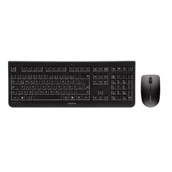 CHERRY DW 3000 Teclado e rato incluídos Universal RF Wireless AZERTY Francês Preto