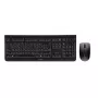 CHERRY DW 3000 Teclado e rato incluídos Universal RF Wireless AZERTY Francês Preto