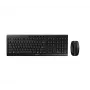 CHERRY Stream Desktop Recharge Teclado e rato incluídos Universal RF Wireless QWERTZ Alemão Preto