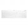 Contour Design Active Key Contour QuickClean Teclado médico Tampa removível Full-Size Sem fios Branco DE C8112