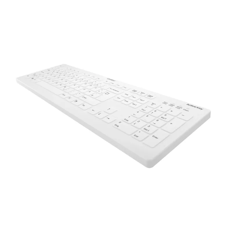 Contour Design Active Key Contour QuickClean Teclado médico Tampa removível Full-Size Sem fios Branco DE C8112