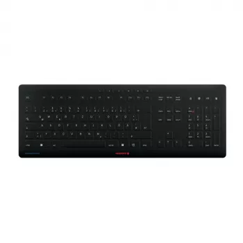 Contour Design Stream Teclado Universal RF Wireless + USB QWERTZ Alemão Preto