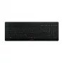 Contour Design Stream Teclado Universal RF Wireless + USB QWERTZ Alemão Preto