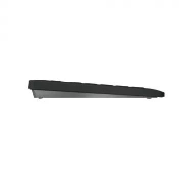 Contour Design Stream Teclado Universal RF Wireless + USB QWERTZ Alemão Preto