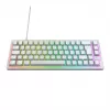CHERRY XTRFY K5V2 RGB teclado gaming mecânico com fios compacto 65 %, CHERRY MX2A Red, layout alemão QWERTZ, branco