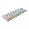 CHERRY XTRFY K5V2 RGB teclado gaming mecânico com fios compacto 65 %, CHERRY MX2A Red, layout alemão QWERTZ, branco