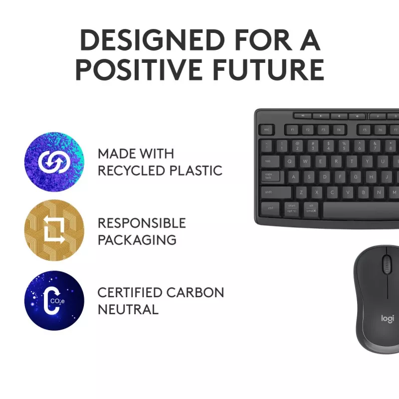 Logitech MK370 Combo for Business Wireless teclado e rato tamanho completo QWERTZ
