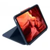 Capa de teclado Logitech Rugged Combo 4 Touch QWERTZ alemão Smart Connector azul para iPad 10.ª ger. (A16) com trackpad Dock 256×195×20 mm