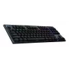 Teclado gaming sem fios LOGITECH G915 X Lightspeed TKL - preto Qwertz alemão tátil