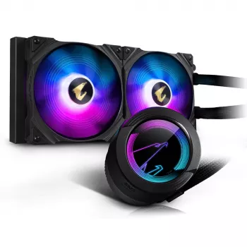 Refrigeração líquida tudo-em-um para processador GIGABYTE AORUS WATERFORCE 280 preto
