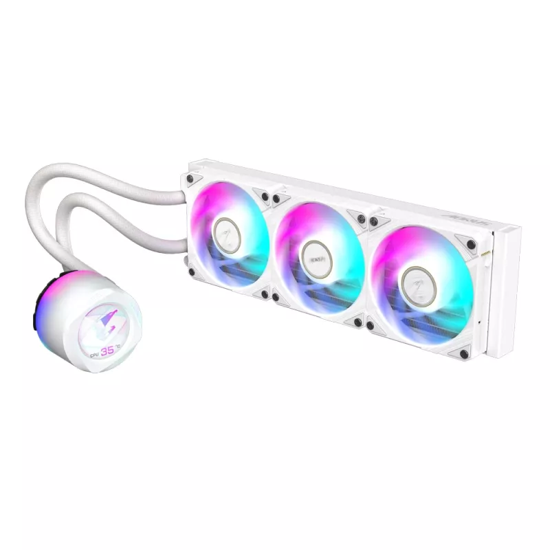 Refrigeração líquida AIO GIGABYTE AORUS WATERFORCE X II 360 3x120mm ARGB