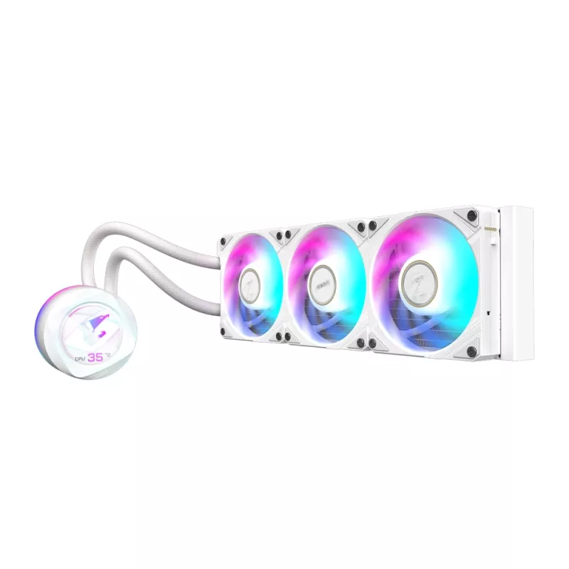 Refrigeração líquida AIO GIGABYTE AORUS WATERFORCE X II 360 3x120mm ARGB