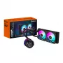 Refrigeração líquida tudo-em-um GIGABYTE AORUS WATERFORCE X II 240 ventoinhas 2x120mm ARGB