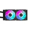 Refrigeração líquida tudo-em-um GIGABYTE AORUS WATERFORCE X II 240 ventoinhas 2x120mm ARGB