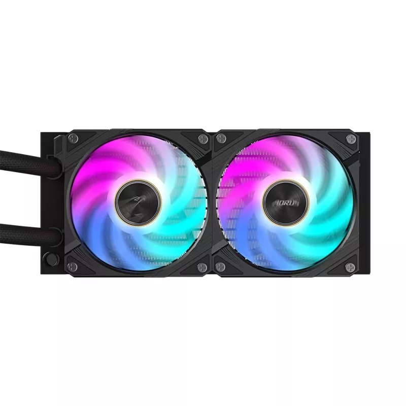 Refrigeração líquida tudo-em-um GIGABYTE AORUS WATERFORCE X II 240 ventoinhas 2x120mm ARGB