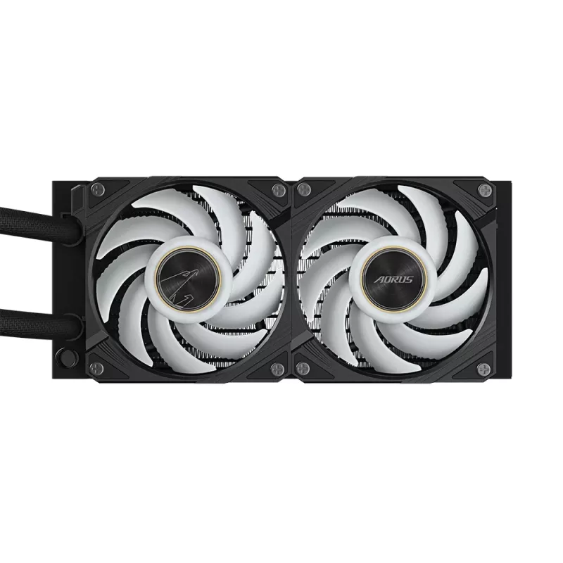 Refrigeração líquida tudo-em-um GIGABYTE AORUS WATERFORCE X II 240 ventoinhas 2x120mm ARGB