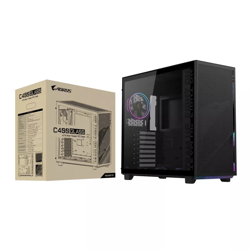 Caixa para PC GIGABYTE C400 Midi Tower preto