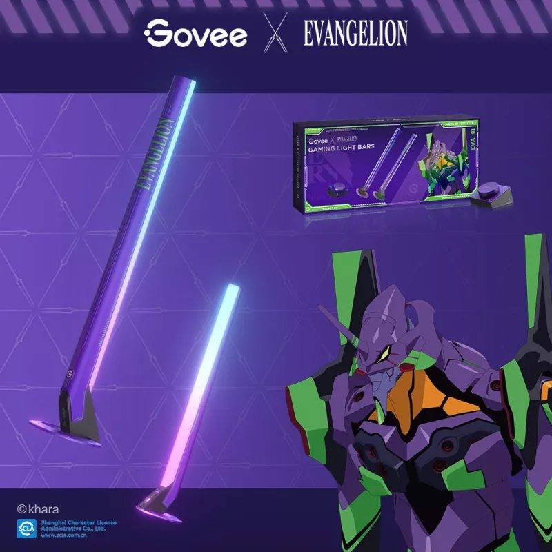 Conjunto de iluminação inteligente Govee H6047, Wi‑Fi/Bluetooth, 12V 24W, preto, 5 unid.