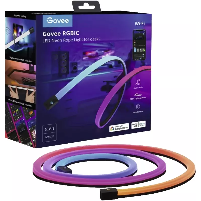 Fita LED inteligente Govee H61C2 — fita LED multicolor, 36 W, 2,0 m