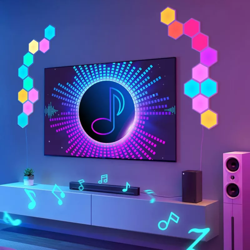 Govee Glide Hexa painéis de luz, pack de expansão com 2 painéis (H1061002)