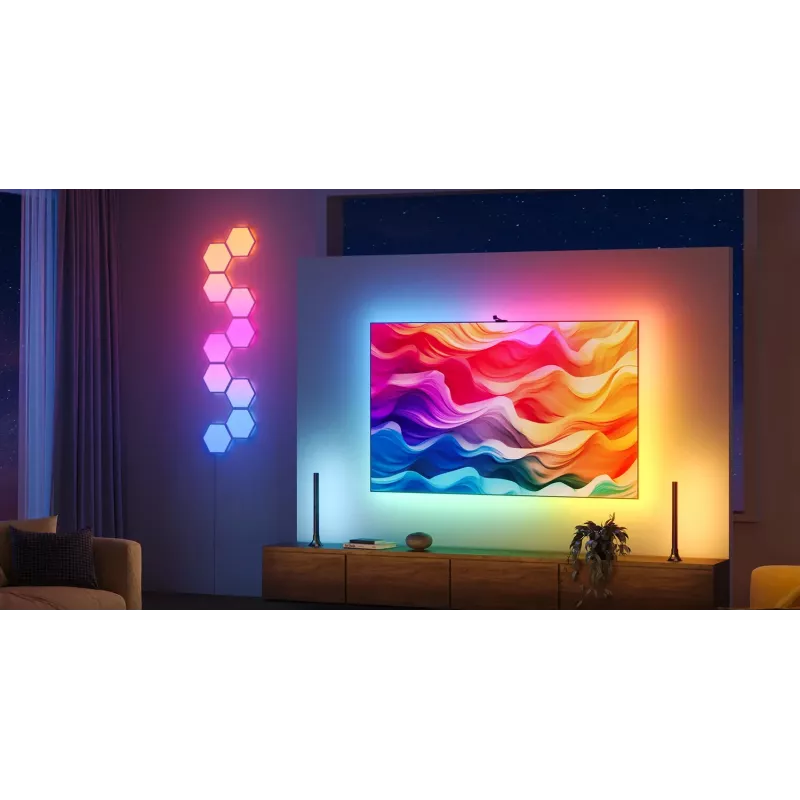Fita LED inteligente Govee H6098 — Wi‑Fi/Bluetooth, preto, 2 kWh/1000h, classe energética G