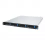 Servidor Rack ASUS RS300-E12-RS4, 1U, Intel C262, LGA1700, Xeon E-2400, 4x baías hot-swap de 3,5 polegadas, fonte de alimentação 450W, DDR5 UDIMM até 128 GB