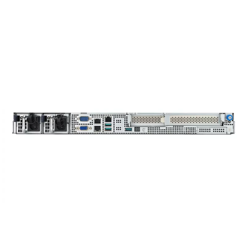Servidor Rack ASUS RS300-E12-RS4, 1U, Intel C262, LGA1700, Xeon E-2400, 4x baías hot-swap de 3,5 polegadas, fonte de alimentação 450W, DDR5 UDIMM até 128 GB