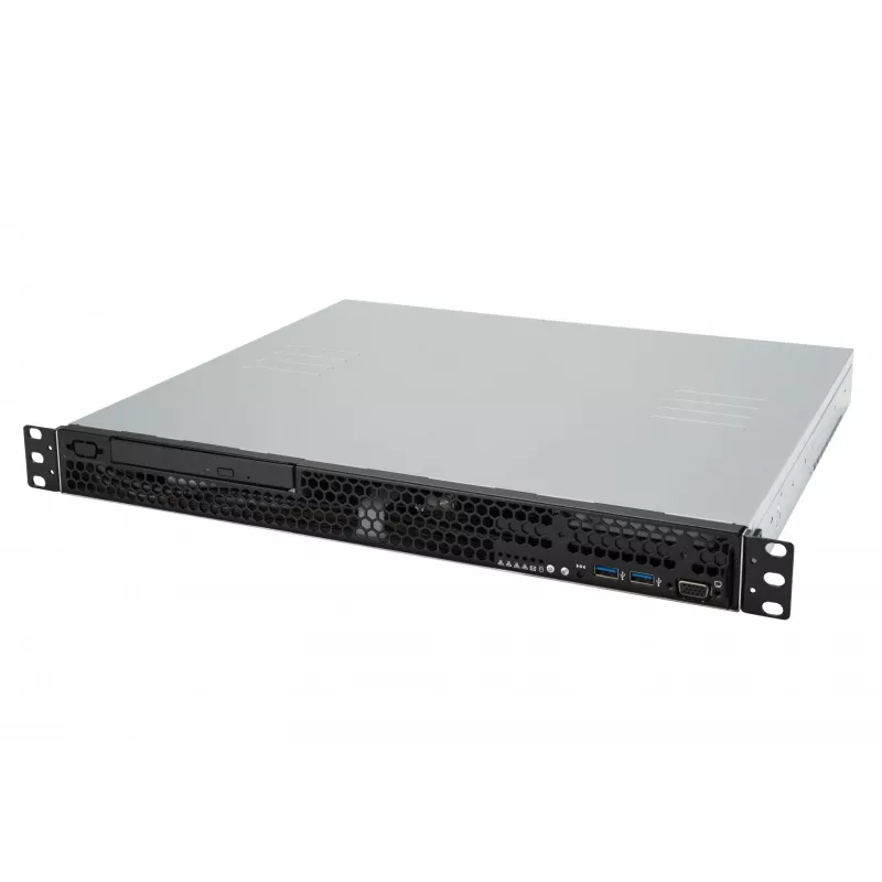 Servidor Rack ASUS RS100-E11-PI2, Intel C252, LGA 1200, 1U, 4 DIMM, DDR4 até 128 GB, fonte de alimentação 350 W, 2x RJ-45, M.2