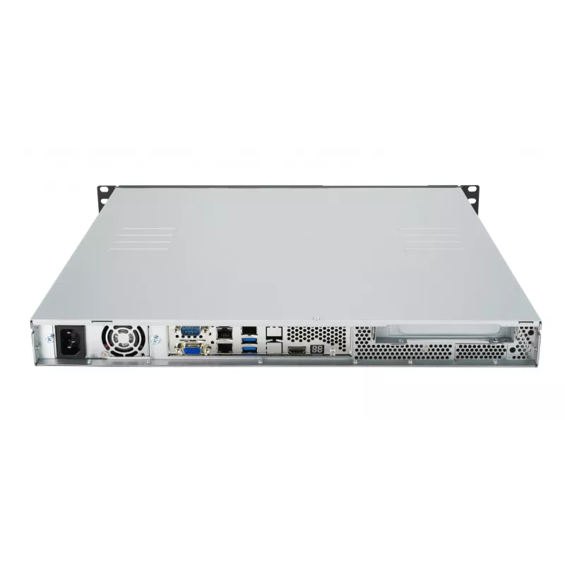 Servidor Rack ASUS RS100-E11-PI2, Intel C252, LGA 1200, 1U, 4 DIMM, DDR4 até 128 GB, fonte de alimentação 350 W, 2x RJ-45, M.2