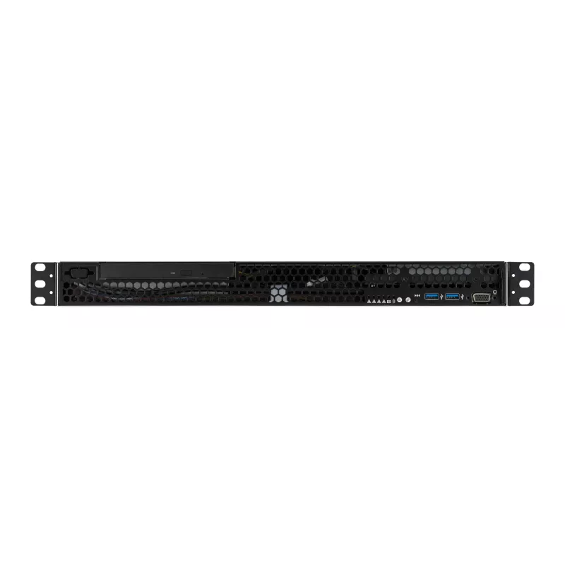 Servidor Rack ASUS RS100-E11-PI2, Intel C252, LGA 1200, 1U, 4 DIMM, DDR4 até 128 GB, fonte de alimentação 350 W, 2x RJ-45, M.2