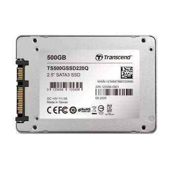 SSD TRANSCEND SSD220q 500GB SATA III 6 Gb/s QLC NAND Flash