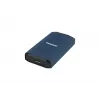 SSD Transcend - Esd410c disco portátil - 4 TB - USB Type-C / A - azul-escuro