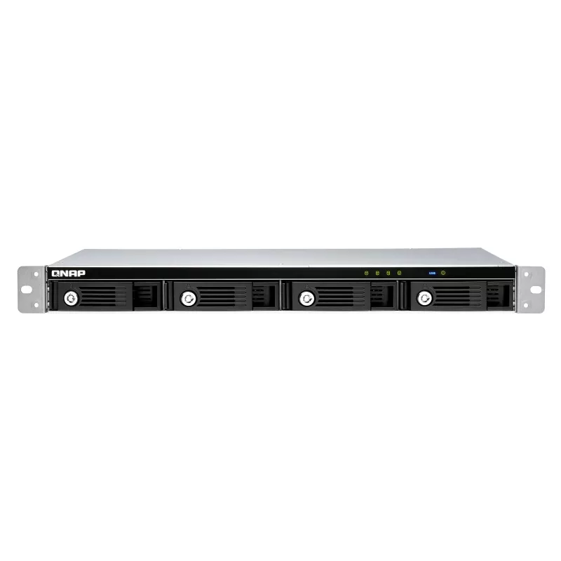 QNAP caixa externa 4 baías 1U rackmount 12