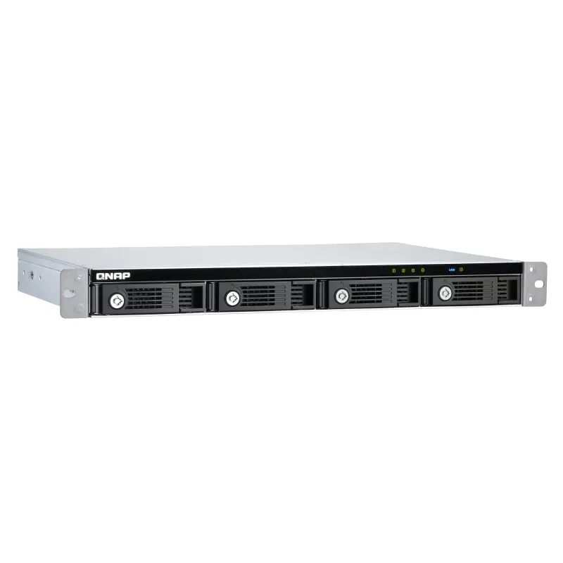QNAP caixa externa 4 baías 1U rackmount 12