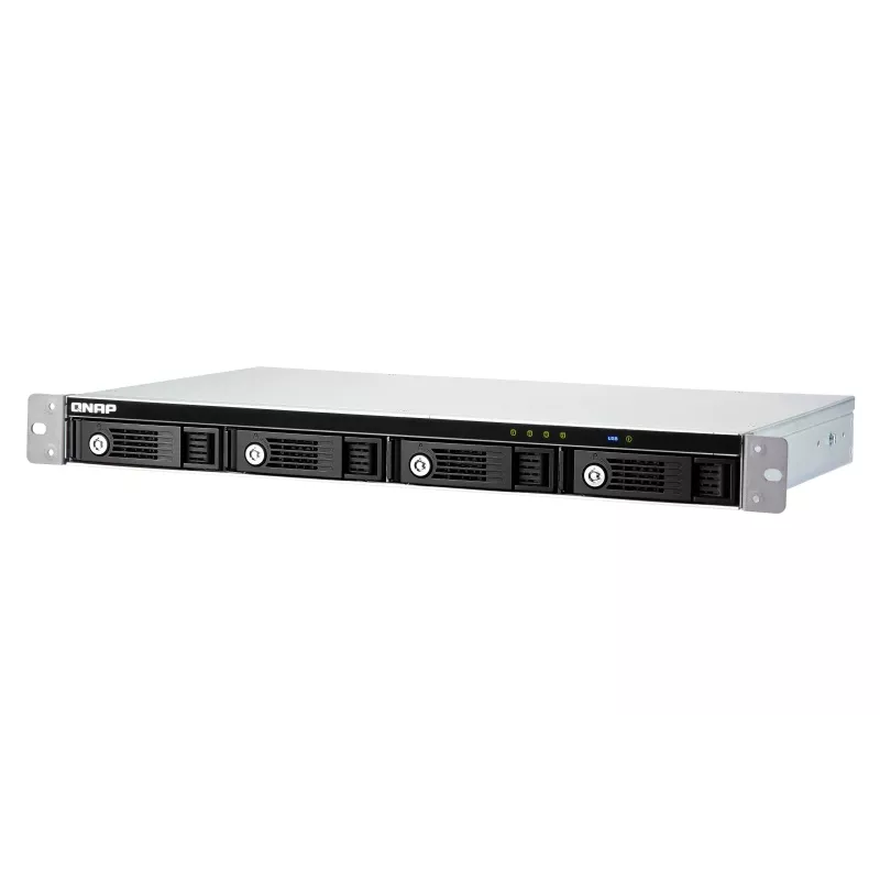 QNAP caixa externa 4 baías 1U rackmount 12
