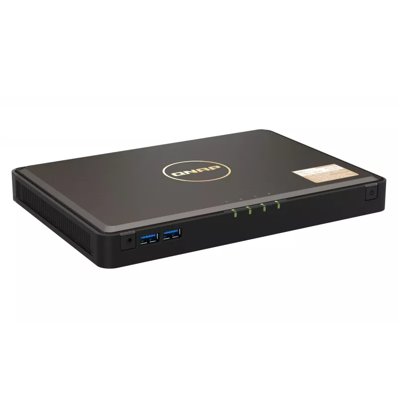 QNAP TBS-464 NAS Desktop Intel® Celeron® N5105 8 GB DDR4 0 TB QNAP Turbo System preto