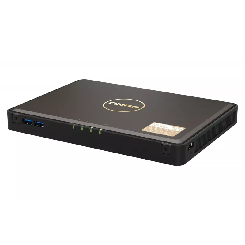 QNAP TBS-464 NAS Desktop Intel® Celeron® N5105 8 GB DDR4 0 TB QNAP Turbo System preto